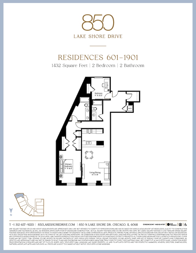 850 N Lake Shore Dr Unit 1701, Chicago, IL 60611 - photo 17
