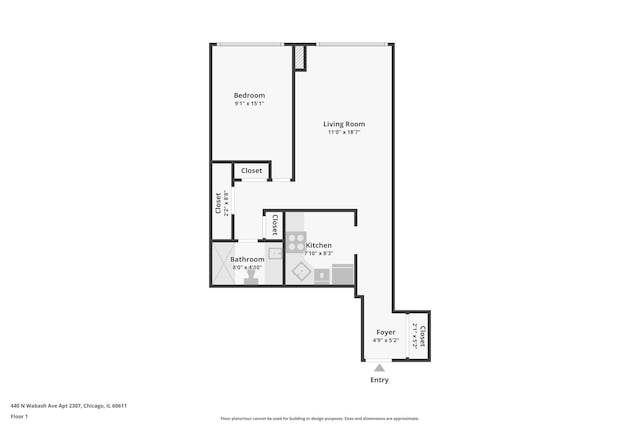 440 N Wabash Ave Unit 2307, Chicago, IL 60611 - photo 14