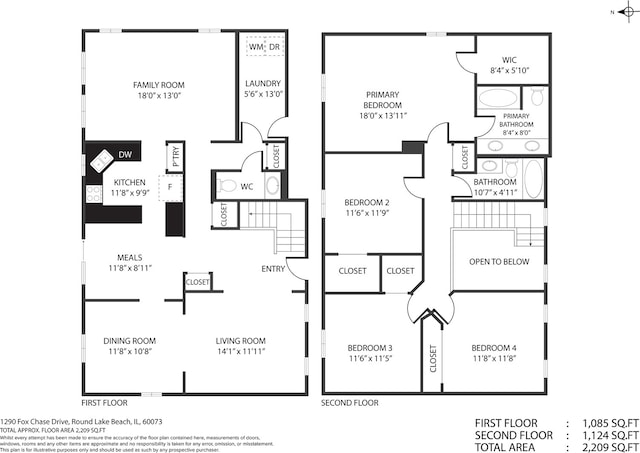 1290 E Fox Chase Dr, Round Lake Beach, IL 60073 - photo 48
