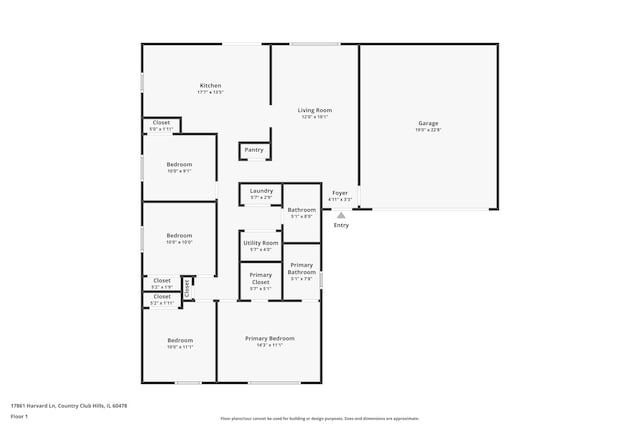 17861 Harvard Ln, Country Club Hills, IL 60478 - photo 19