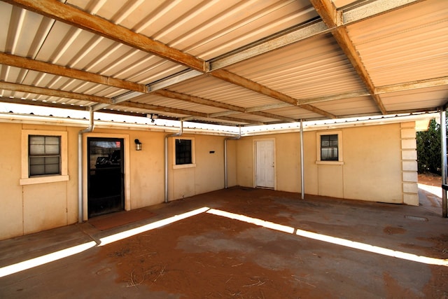 view of stable