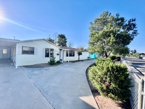 view of ranch-style home