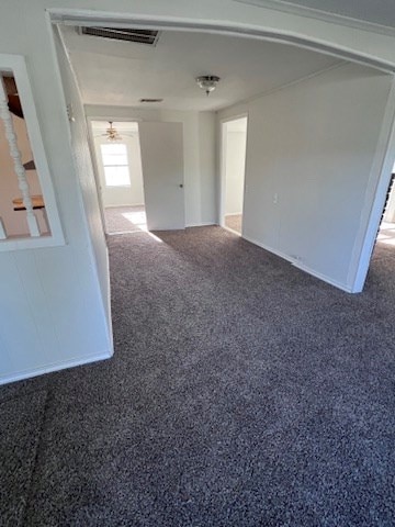 empty room with carpet floors