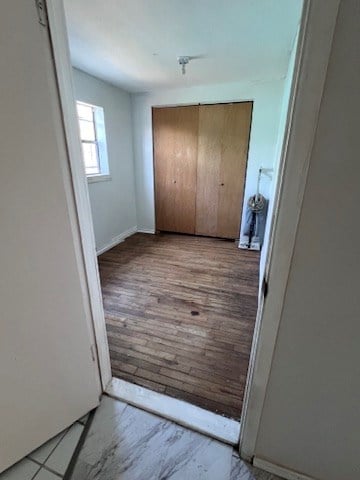 interior space featuring light hardwood / wood-style flooring