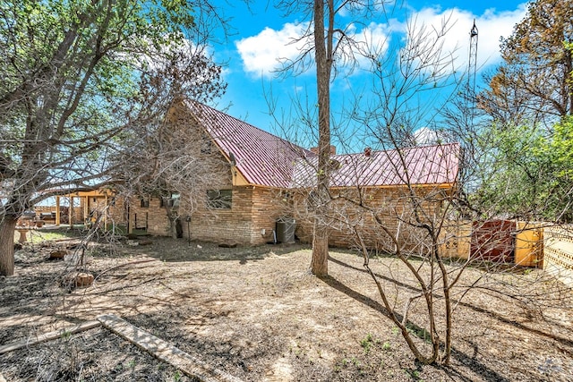 view of back of property