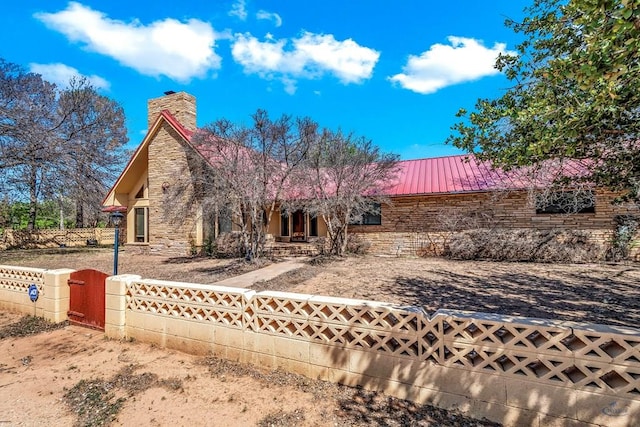 view of rear view of property