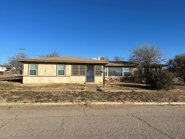 view of ranch-style home