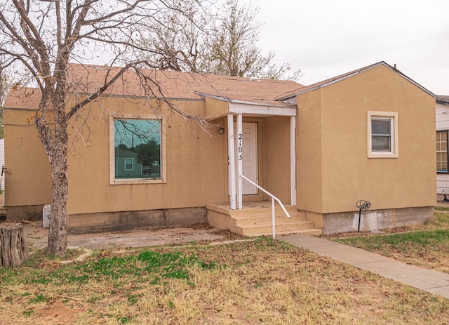 view of front of property