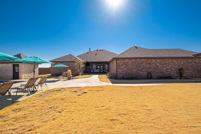 exterior space with a patio area