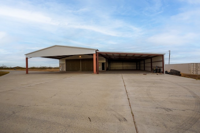 view of parking / parking lot