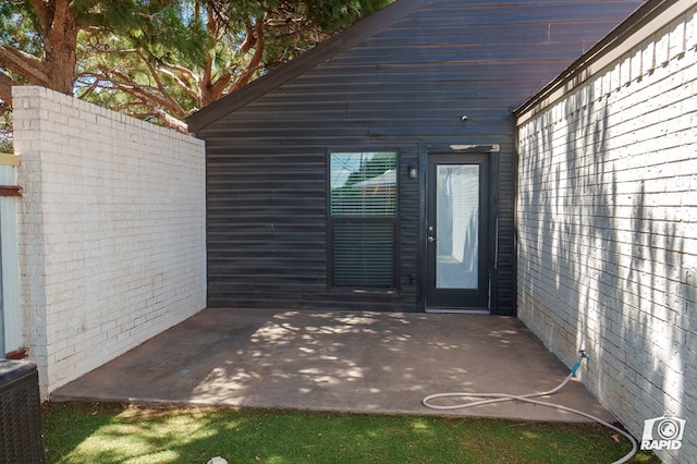 4313 Downing Ave, Midland, TX 79707 - doorway to property with a patio