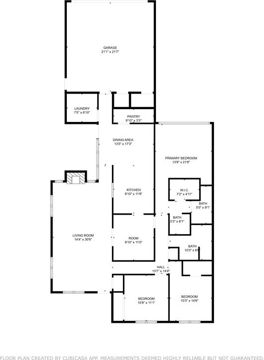 4313 Downing Ave, Midland, TX 79707 - room layout