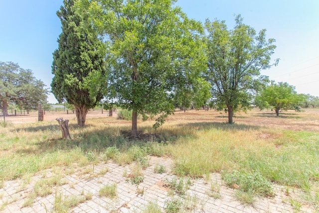 view of nature with a rural view