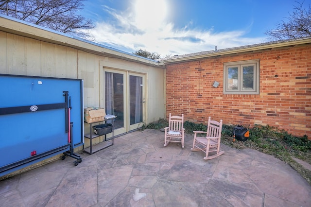 view of patio / terrace with french doors