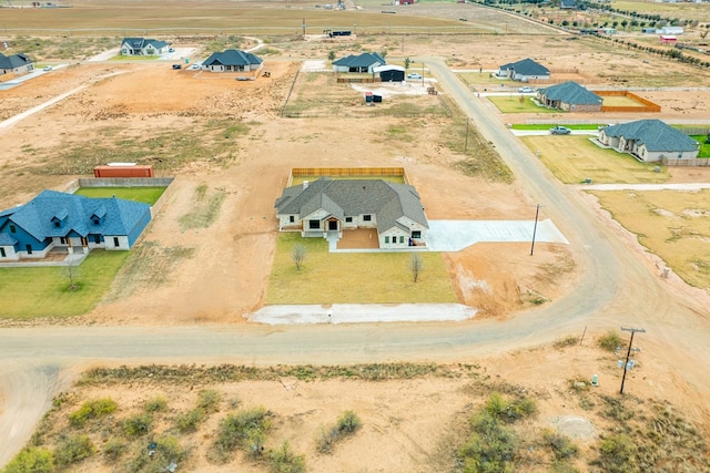 aerial view featuring a rural view