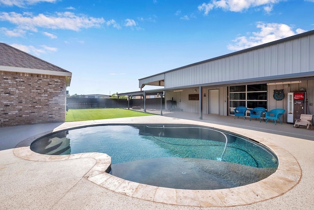 10104 E County Rd 103, Midland, TX 79706 - outdoor pool featuring a patio area