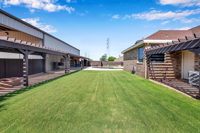 10104 E County Rd 103, Midland, TX 79706 - view of yard featuring a patio area and a cooling unit