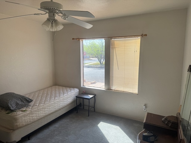 901 N D St, Midland, TX 79701 - bedroom with carpet flooring and ceiling fan