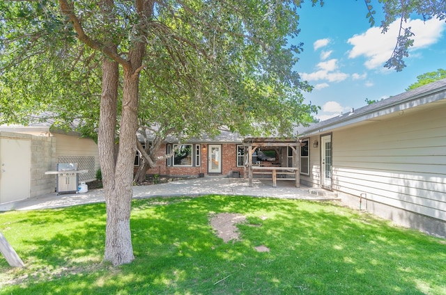 2205 Boyd Ave, Midland, TX 79705 - view of yard featuring a patio and a pergola