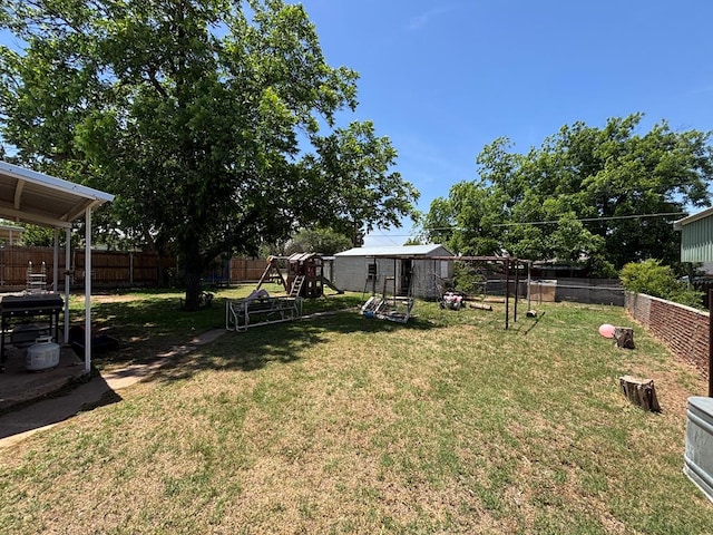 3103 Hill Ave, Snyder, TX 79549 - view of yard featuring a playground