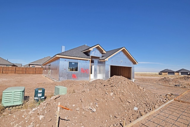 view of property under construction