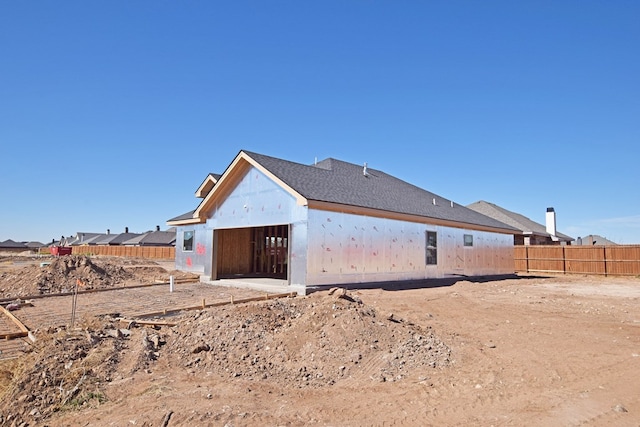 view of rear view of house