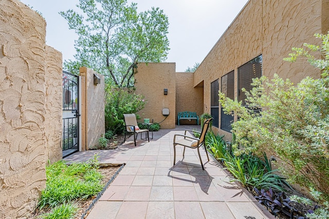 3615 W Wadley Ave, Midland, TX 79707 - view of patio / terrace with a gate