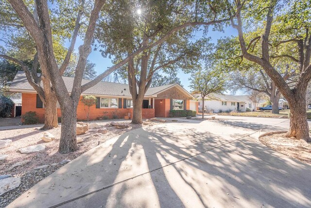 view of ranch-style house