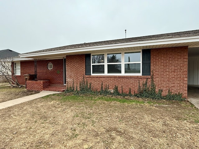 view of ranch-style house