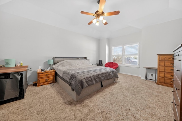 5712 Carmel Ct, Midland, TX 79707 - bedroom with carpet flooring and a ceiling fan