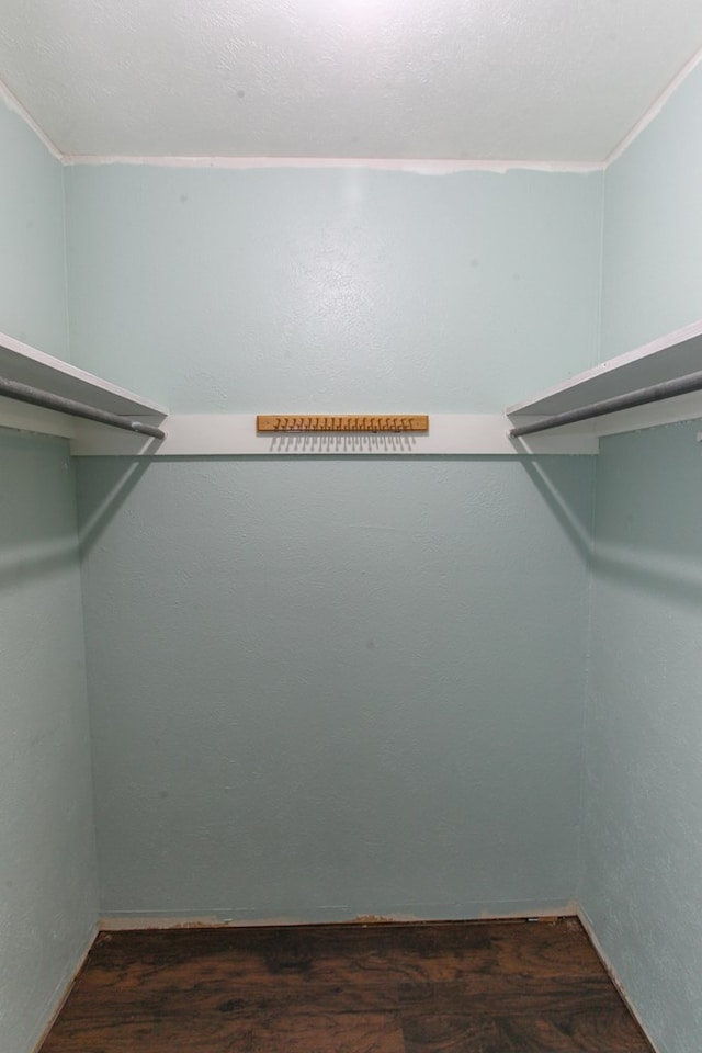 207 W Robinson Rd, Big Spring, TX 79720 - walk in closet featuring wood finished floors