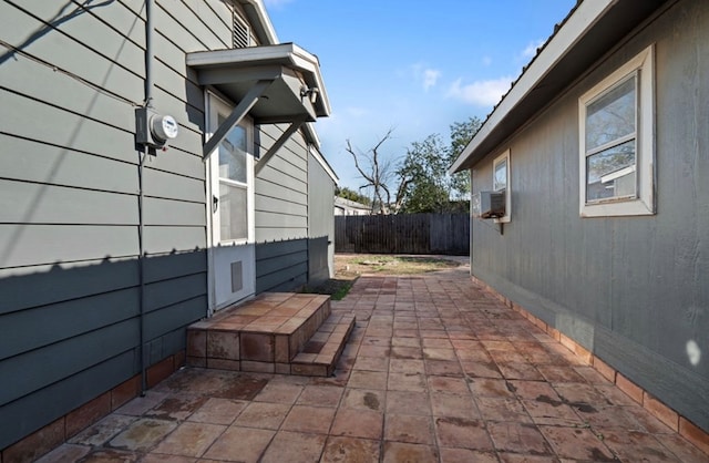 view of patio / terrace featuring cooling unit