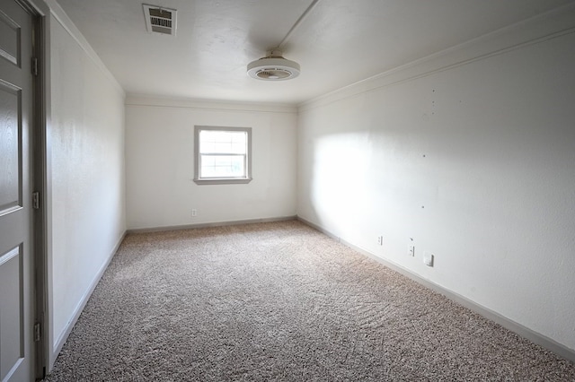 3114 Thomas Ave, Midland, TX 79701 - carpeted empty room with ornamental molding