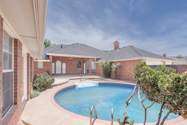 5500 Drexel, Midland, TX 79707 - view of swimming pool featuring a patio