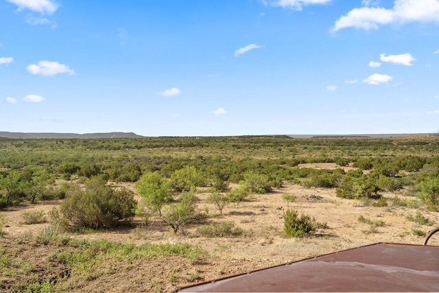 view of landscape with a rural view