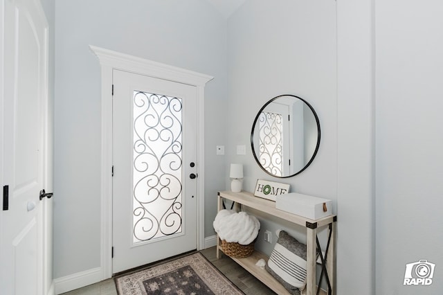 foyer featuring a healthy amount of sunlight