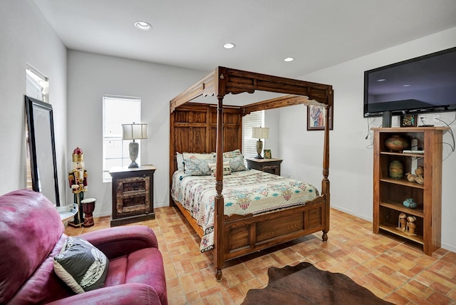 2309 W Golf Course Rd, Midland, TX 79701 - bedroom featuring recessed lighting and baseboards