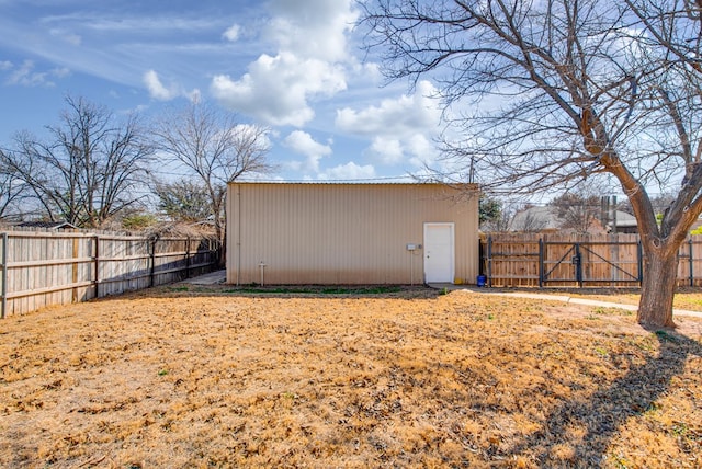 view of rear view of property