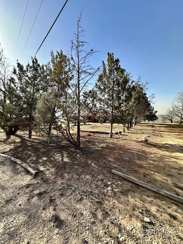 view of landscape featuring a rural view