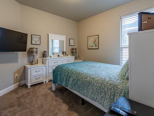 1906 Overshine Ln, Midland, TX 79705 - carpeted bedroom featuring multiple windows