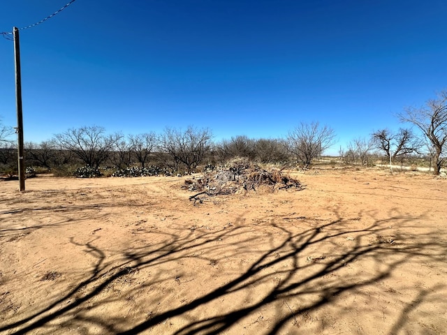 view of landscape with a rural view