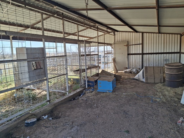 view of stable