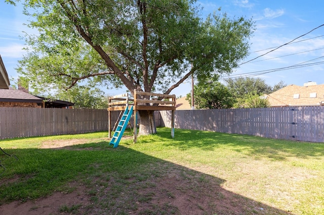 3400 Dentcrest Dr, Midland, TX 79707 - fenced backyard with a playground
