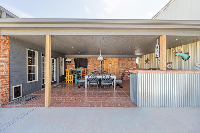2108 S County Rd 1086, Midland, TX 79706 - view of patio featuring outdoor dining space