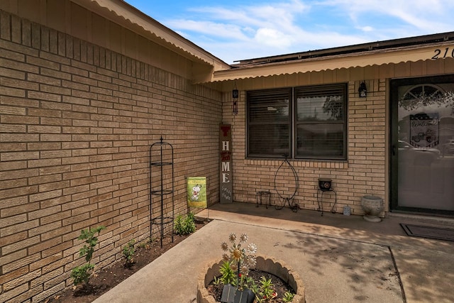 2108 Cecilia, Big Spring, TX 79720 - view of exterior entry with brick siding
