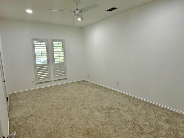 3612 Oakridge Dr, Midland, TX 79707 - unfurnished room featuring ceiling fan and carpet floors