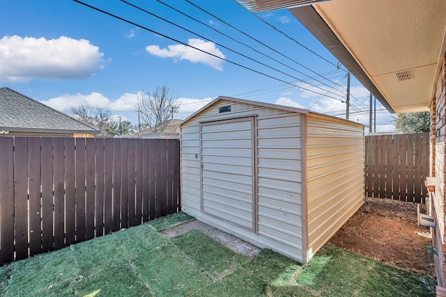 view of outbuilding