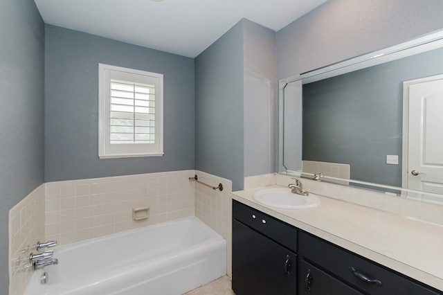 3300 Cambridge St, Odessa, TX 79761 - full bathroom with vanity and a garden tub