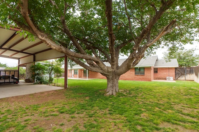 3300 Cambridge St, Odessa, TX 79761 - view of yard with a patio area