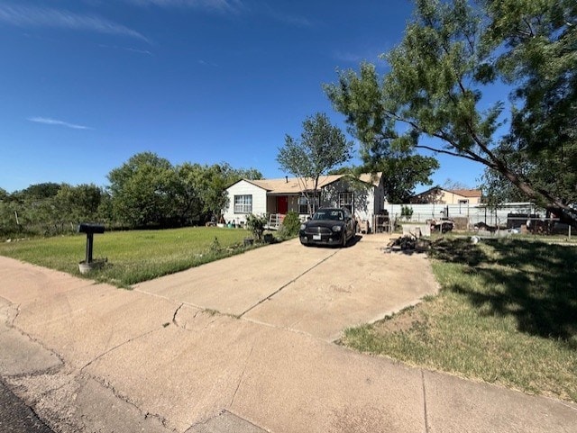 1200 Michael Ave, Big Spring, TX 79720 - view of front of home with driveway